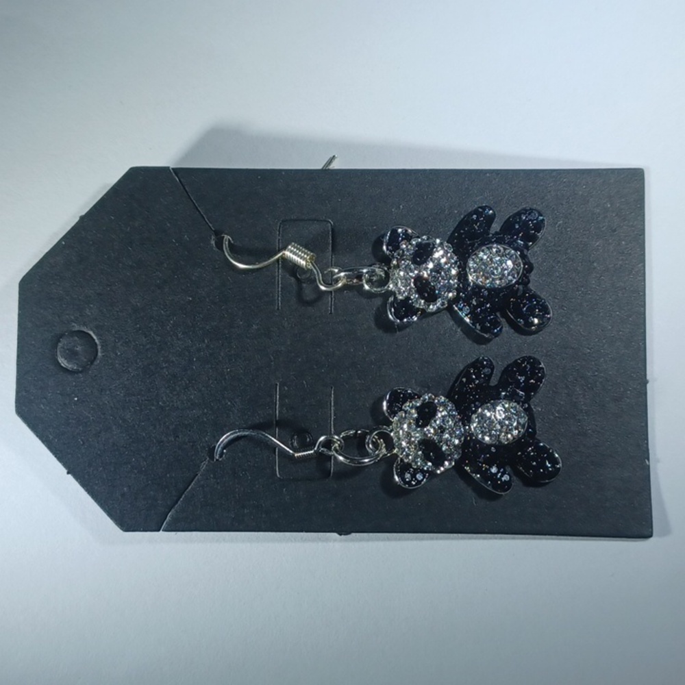 Panda Bear Earrings Handmade Hostpick